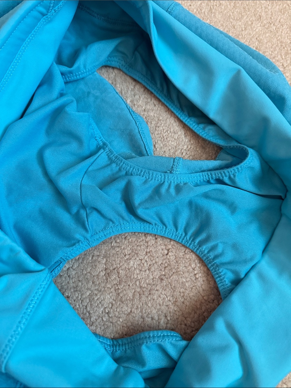 Oiselle Baby Blue Mac Roga Shorts - Picture 9 of 9